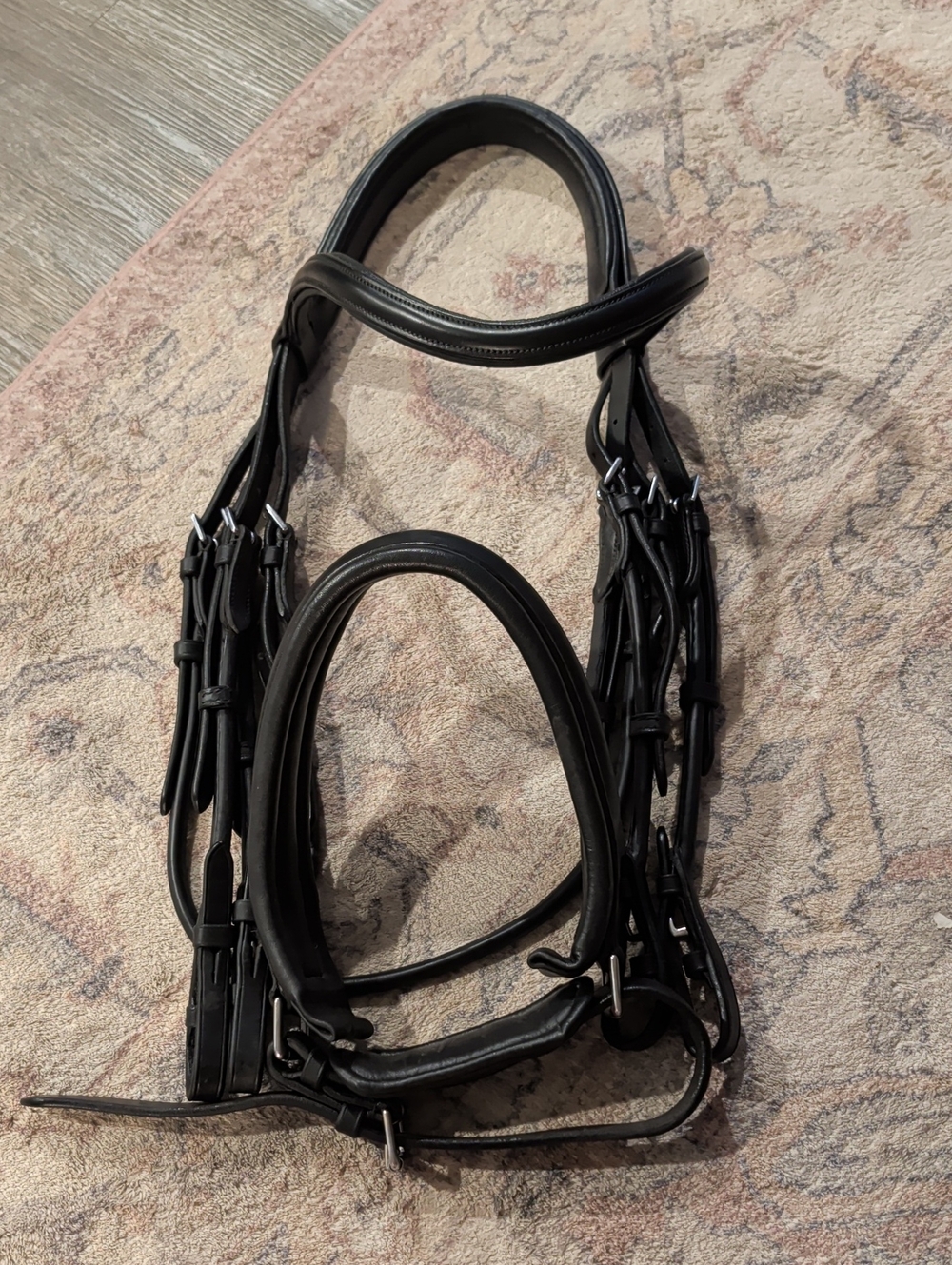Schockemohle Rolled Leather Double Bridle